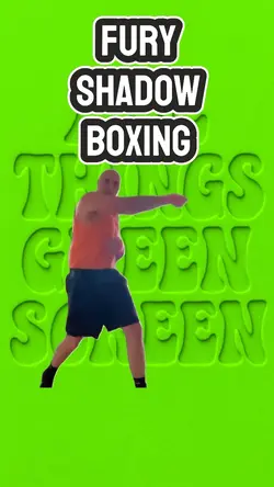 Fury shadow boxing 