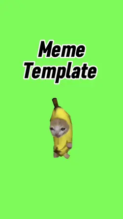 Cat banana running 