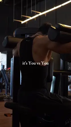 It’s you vs you