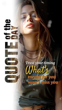 Trust your timing