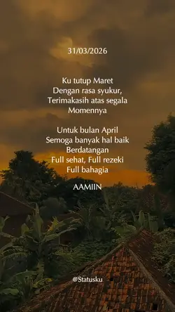 Ku Tutup Maret