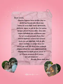 anneler günü şablonu