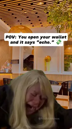 you open your wallet