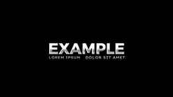 Opening text video