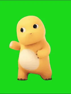 dino kuning goyang