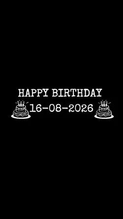 it's my birthday