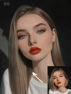 Long hair AI filter 