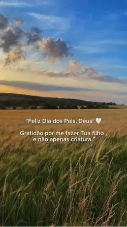 Feliz dia, Deus! 