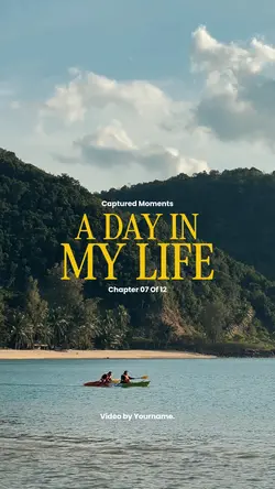 A DAY IN MY LIFE