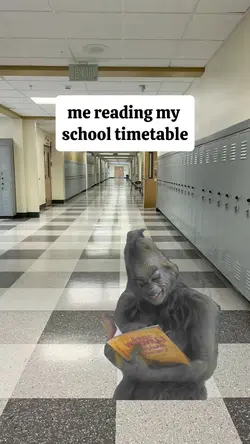 me reading my school