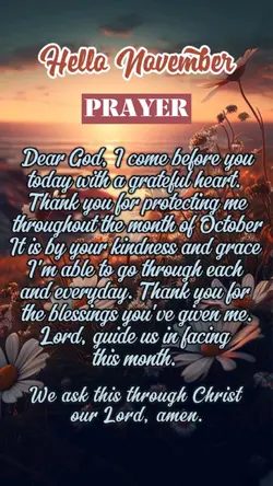 Welcome November