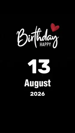 Hbd 13 August 2026