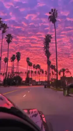 Upside down sun set 