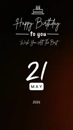 MAY 21th BIRTHDAYS