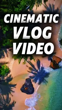 Cinematic vlog video
