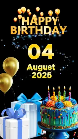 birthday 4 Aug 2025