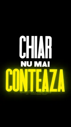 ZvaneNu mai conteaza