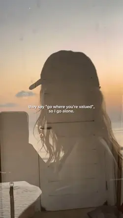 I go alone