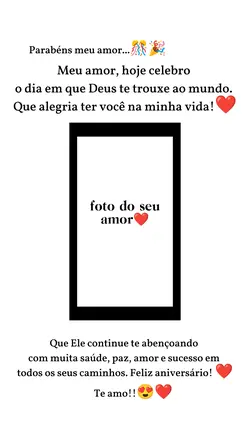 parabéns meu amor