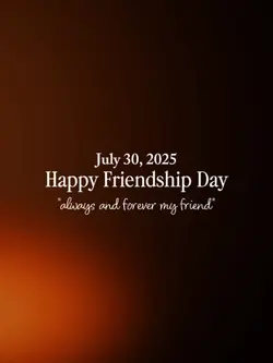 Happy Friendship Day