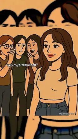 Bibirnya Tebel Bgt