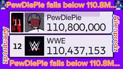 PewDiePie Falls Belo
