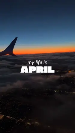 my life in April