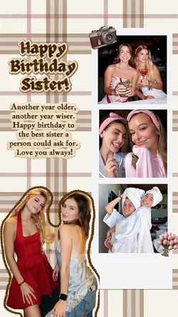 BIRTHDAY SISTER 