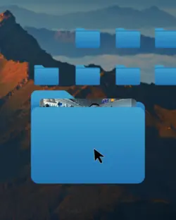 Folder slide