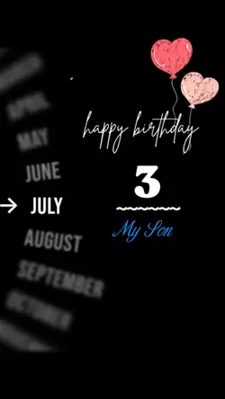 HBD SON 03 JULY