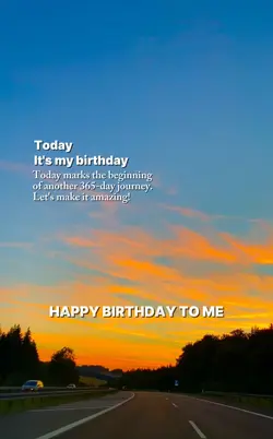 today my bday