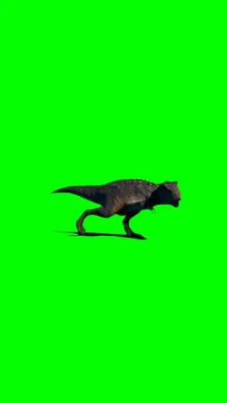 Dinosaur walking