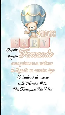 BabyShower invitació