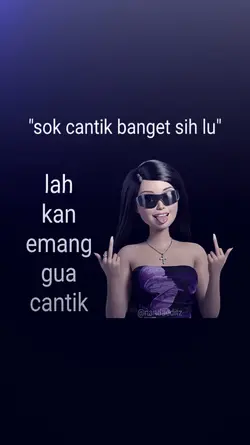 sok cantik banget si