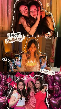birthday collage