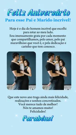 Parabéns Marido/Pai