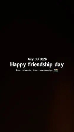 Happy Friendship Day