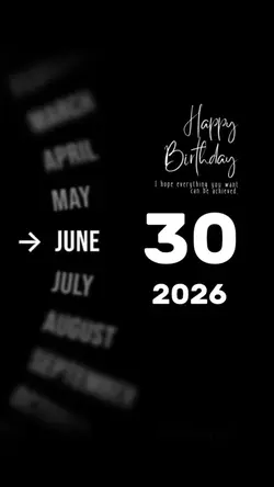 Hbd 30 June 2026 