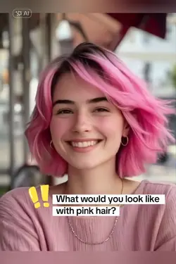 pink hair colour