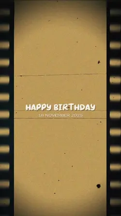 HAPPY BIRTHDAY