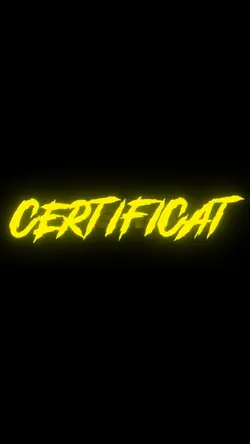 CERTIFICAT - Sami G