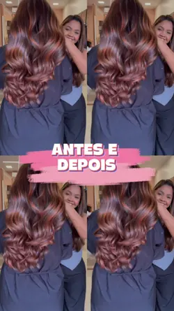 ANTES E DEPOIS HAIR 