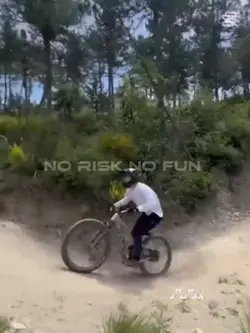 No risk no fun (mtb)