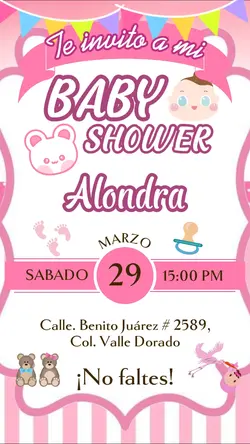 Baby Shower niña
