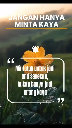 Jangan Minta Kaya