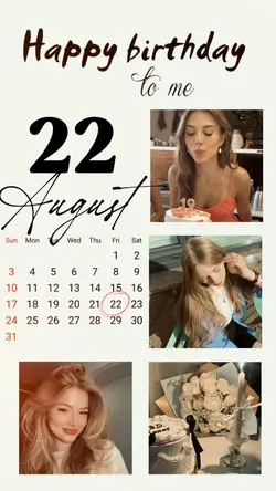 BIRTHDAY 22 AUGUST