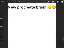 NEW PROCREATE BRUSH