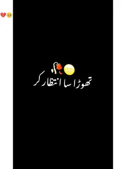 تھوڑا سا انتظار  کر