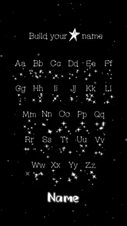 Build your ⭐️ name