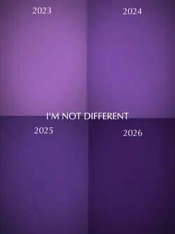 I'm not different 